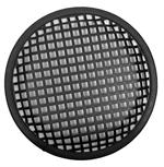 8 in. Deluxe Black Waffle Speaker Grill